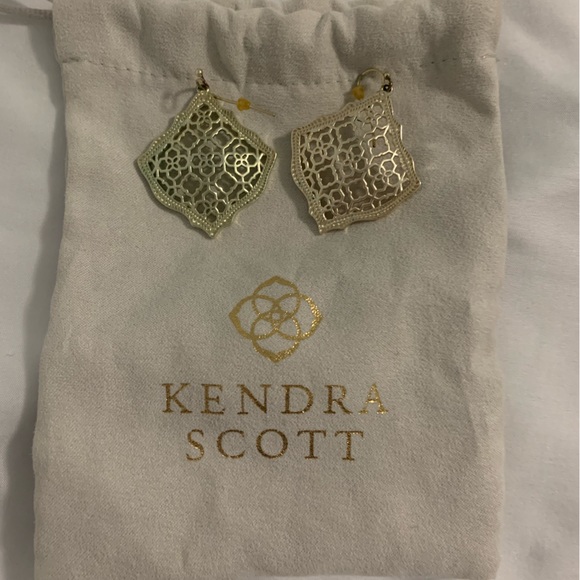 Gold Drop Earrings - Picture 1 of 1